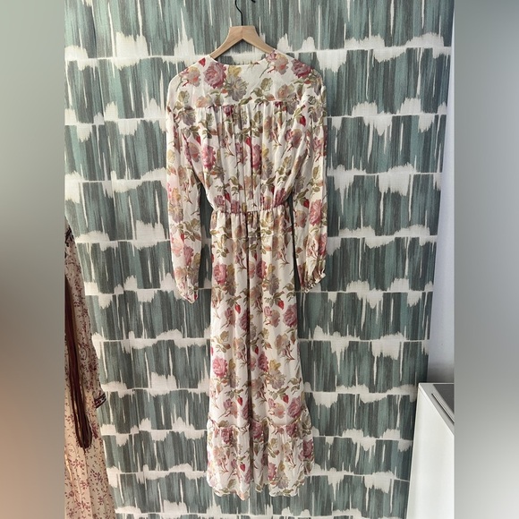 The Kooples - Long Printed Silk Maxi Dress - Picture 9 of 11